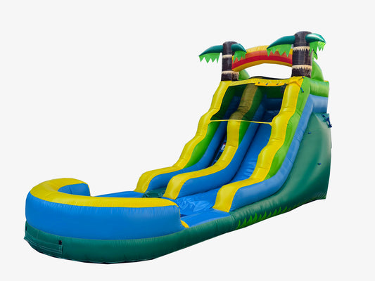 16Ft Tropical Vibes Waterslide