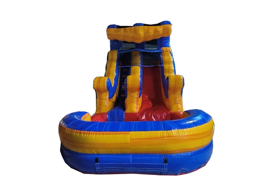 12Ft Blue Tilde Waterslide