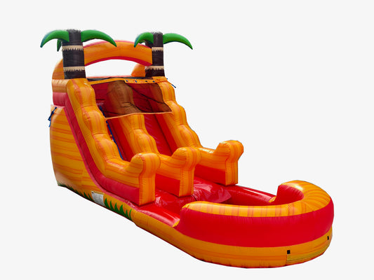 13Ft Tropical lava Waterslide