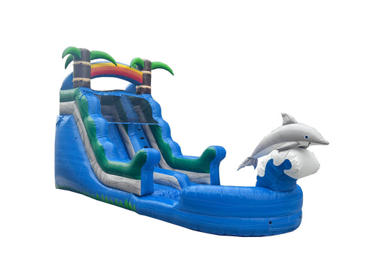 14Ft Dolphin Splash Waterslide